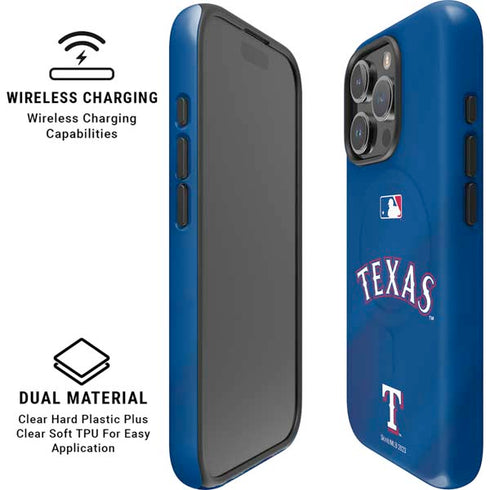 MLB Texas Rangers Alternate/Away Jersey iPhone 16 Pro Magsafe Impact Case